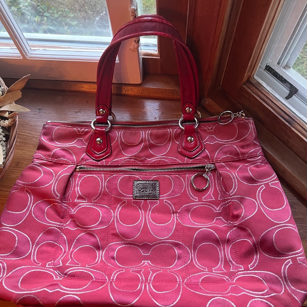 Coach signature bag